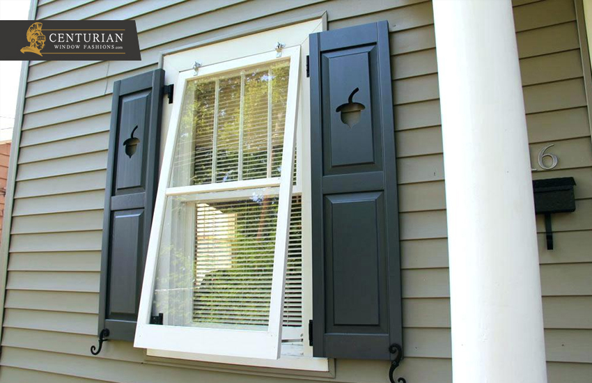 Exterior Window Shutters – Solid Raised Panel Shutters
