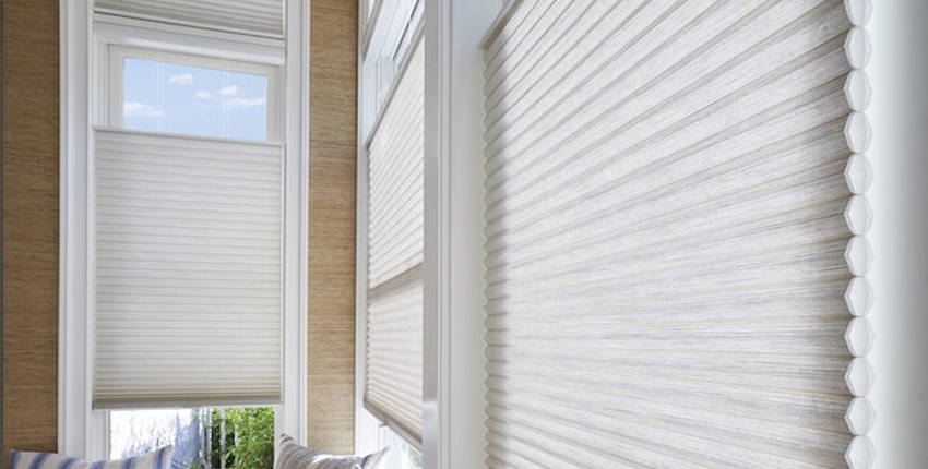 Honeycomb blinds for bedroom windows