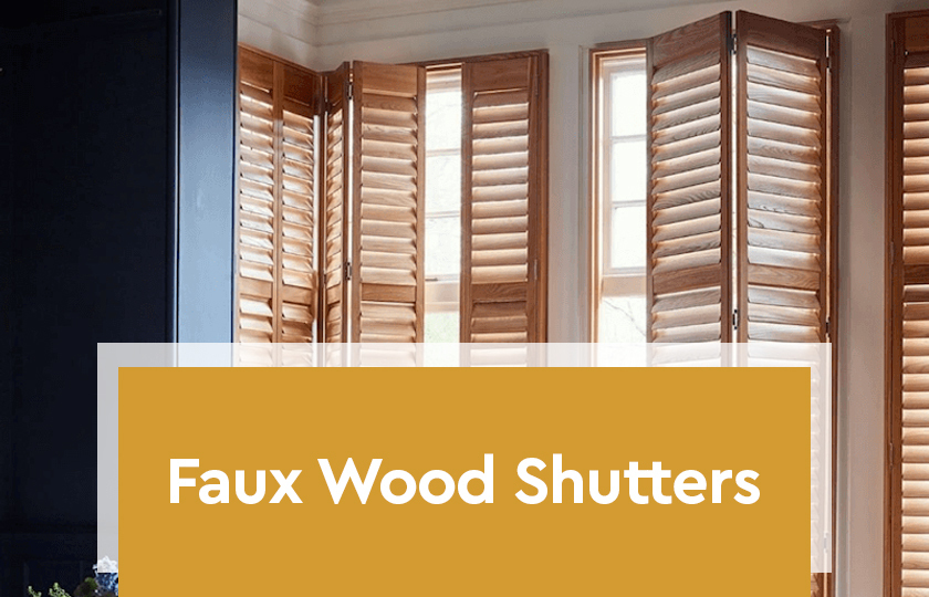 Faux Wood Shutters