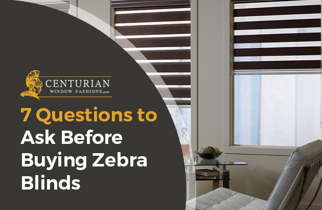 Factors to Consider Before Buying Zebra Blinds | Centurian Window Fashions